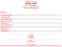 Tablet Screenshot of molipo.de